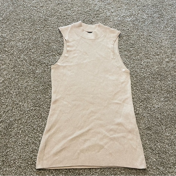 Naadam Cashmere Silk tank top sweater large minimalist classic - Picture 1 of 5
